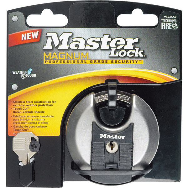 Master Lock MAG DISC KY PDLCK 3-1/8"" M50XKADCCSEN